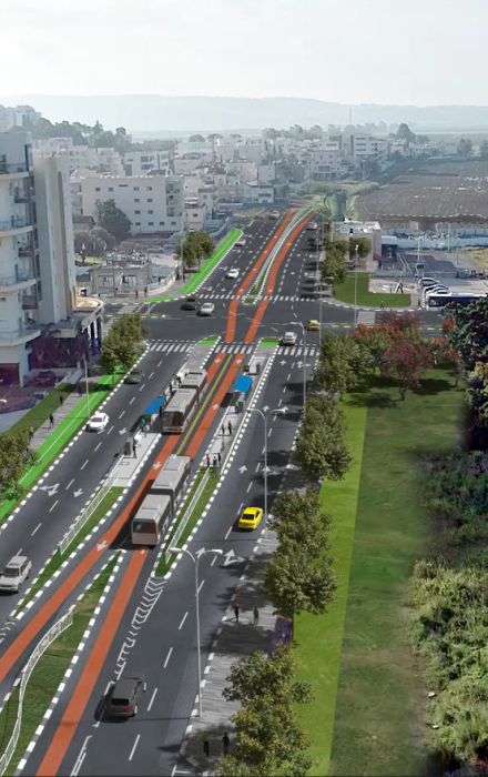 מטרונית קריית אתא – ניהול ביצוע מערכת הסעת המונים חדשנית (BRT)